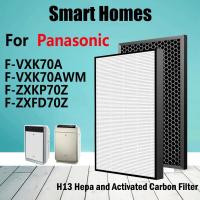 ราคา Fit Panasonic F-VXK70AWM / F-VXK70A ไส้กรองเครื่องฟอกอากาศ H13 HEPA + แผ่นกรองกําจัดกลิ่น (25282804074)