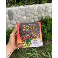 ราคา กาแฟโซอา So-ar กาแฟลดน้ำหนัก สูตรล้มช้าง ✔️คุมหิว ✔️อิ่มนาน ✔️เผาผลาญไว ✔️ใจไม่สั่น 1 กล่องมี 10 ซอง กล่องละ 240 บาท (3453704765)