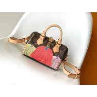 ราคา LOUIS VUITTON x Yayoi Kusama Speedy 20 กระเป๋าถือทรงหมอน ผ้าแคนวาส และหนังวัว M46469 245 (29882591084)