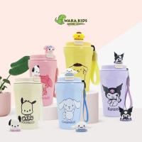 ราคา TERMOS ใหม่!!! ใหม่!!! Wakakids สแตนเลสสตีลกาแฟและชา Thermos ขวดแก้ว Tumbler ถ้วย Sanrio ตัวอักษร 400ml K2364 Venjr (28743086786)