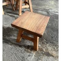 ราคา เก้าอี้ไม้สตูล กว้าง10สูง 9.5 นิ้ว สี่เหลี่ยม หน้าเรียบ ไร้รอยต่อไม้จามจุรี สีไม้ธรรมชาติ (26959284589)