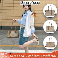 ราคา กุชชี่ Gucci GG Emblem Small & Medium Tote Bags Women's กระเป๋าโท้ต (44751061977)