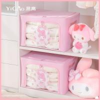 ราคา กล่องโครงเหล็ก กล่องเก็บของหน้าต่างแท้ Sanrio ผ้า Oxford กล่อง Baina กล่องเก็บผ้านวมแบบพับได้ (40808722274)