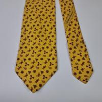 ราคา เนคไทมือสอง Salvatore Ferragamo Men's Silk Tie Bugs Butterfly Collection Made in italy (44263737354)
