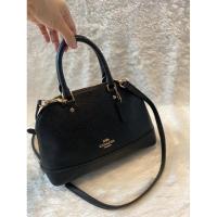 ราคา Used Coach ทรงโดม (มือ2แท้) Size mini10” หนังสีดำ พร้อมสายสะพาย (9039660828)
