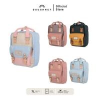 ราคา DOUGHNUT รุ่น Macaroon Mini 7L Classic Series กระเป๋าเป้โดนัท สารพัดช่องจัดเก็บ สายสะพายบุนวม อะไหล่หนังแท้ ทนทาน ของแท้ (28459304883)