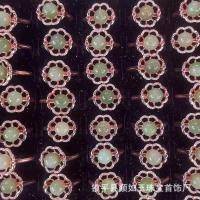 ราคา แหวนหยกธรรมชาติ Hotan Jade Jade แหวนทองฝังหยก แหวนหยก Hotan Jade สินค้าที่ได้รับเหมือนภาพ (27410736002)