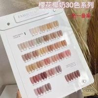 ราคา ชุดสีนู้ด 30 สียาทาเล็บกาวร้านเล็บทุ่มเทวุ้นกาวนมสีโปร่งใส (57701095870)