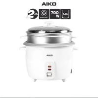 ราคา AIKO AR-18 หม้อหุงข้าวไฟฟ้า 1.8 ลิตร หุง อุ่น นึ่ง electric rice cooker with food Steamer 1.8 L keep warm function (29535911864)