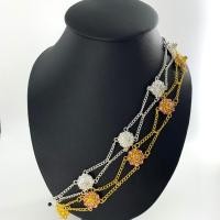 ราคา สังวาลย์ประดับชุดไทย สีทองและสีเงิน สร้อยสังวาลย์ประดับพลอย (48052449836)