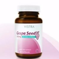 ราคา Vistra Grape Seed 60 mg 30 เม็ด วิสทร้า สารสกัดจากเมล็ดองุ่น (263051722)