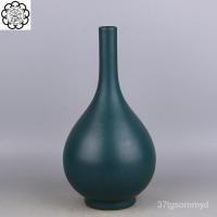 ราคา RH92 ขวดเคลือบสีเขียวมาลาไคต์สีเดียว เครื่องลายครามโบราณทำด้วยมือ ของสะสมของเก่าและของประดับตกแต่ง (26702005212)