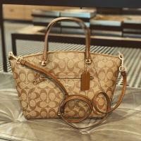ราคา COACH PRAIRIE SATCHEL IN SIGNATURE CANVAS (3209901068)