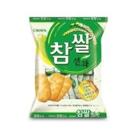 ราคา [ของแท้] 참쌀선과 Crown Korean Rice Cracker (ขนมข้าวทอดกรอบเกาหลี) 115g (44376005034)