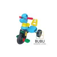 ราคา รถจักรยานเด็ก ลายหน้าสัตว์ ม้า สีฟ้า สามล้อปั่น ขาถีบ รถสามล้อพลาสติก | เหมาะสำหรับเด็ก 1-3 ขวบ (51850846033)