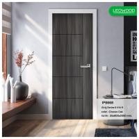 ราคา LEOWOOD ประตูปิดผิวเมลามีน iDoor S6-06 80x200cm. CINEREO OAK (18243683776)