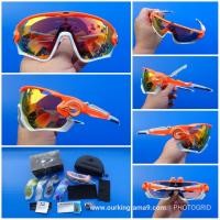 ราคา แว่นกันแดด รุ่นมี 5 เลนส์ สีส้ม-ขาว (1244417577)