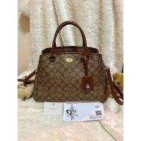 ราคา Coach34608 Signature Margot Carryall Shoulder Bagแท้100% (20871890229)