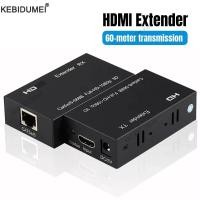 ราคา 60M HDMI Extender 1080P HDMI to RJ45 เครือข่ายที่รองรับ HDMI Extender โดย CAT5e CAT6 LAN Extensor สําหรับ PS4 กล่องทีวี PC แล็ปท็อป (40108990522)