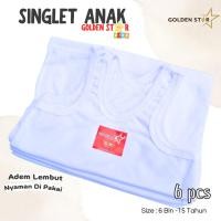 ราคา 6 ชิ้น สายเดี่ยวเด็กสีขาวล้วน 10-16 ปี เสื้อกล้ามเด็กวัยรุ่น / สายเดี่ยวเด็กผู้หญิง / เสื้อซับในเด็กชาย / เสื้อซับในเด็กยกโหล (42922858380)