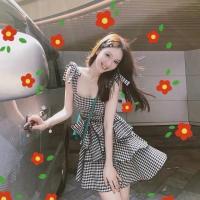 ราคา เดรสขนมชั้นลายสก็อต (2387256353)