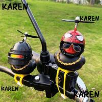 ราคา ของเล่นเป็ดเด็ก KAREN ไวนิลสีดํา เป็ดสีเหลืองขนาดเล็ก เป็ดไวนิลยางน่ารัก รถมอเตอร์ไซด์จักรยาน (26735614453)