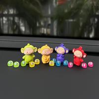 ราคา 16ชิ้นน่ารักเทเลทับบี้ตุ๊กตาเด็กเอลฟ์รถแดชบอร์ดคอนโซลเครื่องประดับตกแต่งไมโครภูมิทัศน์ตุ๊กตาคอลเลกชันของเล่นเด็ก (43308586648)