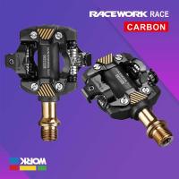 ราคา Racework บันไดจักรยาน Self-Locking SPD Cleats Pedals แบริ่งปิดผนึกคันเหยียบจักรยานเสือหมอบ (28221006963)