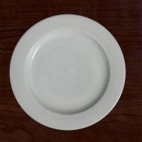 ราคา จานกลมตื้นมีขอบเซรามิค 8 นิ้ว เนื้อพอร์ซเลน (สีขาวนวล) (5036729808)
