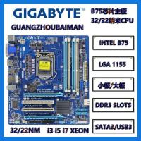 ราคา Gigabyte GA-B75M-D2V/D3V/HD3/D3H B75-D3V P75-D3/D3P 1155 เมนบอร์ด DDR3 (50701970503)