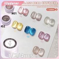 ราคา กาวติดเล็บเจล Xeijayi 1/2/4 ชิ้น กาวติดเล็บเจลตาแมว 7 สี สุดฮิต สำหรับร้านทำเล็บ DIY (41203951345)