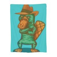 ราคา Perry The Platypus ผ้าห่มขนแกะนุ่มหลายขนาด - อบอุ่นสบายโยนสําหรับเตียงโซฟาโซฟาที่นอนทุกฤดูกาล (57801599322)