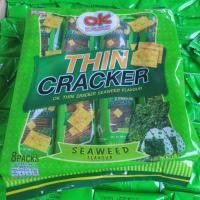 ราคา Ok Thin Cracker seaweed รสสาหร่าย 256 กรัม (3147427449)