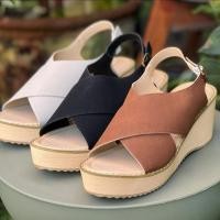 ราคา ส้นตึก รุ้นไขว้รัดส้น สูง 2 นิ้ว (41255659644)