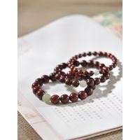 ราคา ไม้จันทน์สีแดงแท้แอฟริกันไม้จันทน์เก่า Venus สร้อยข้อมือ Warm ไม่มีเบ็ดเตล็ด Hetian หยก Retro โบราณ Rhyme ผู้ชายผู้หญิง Woo (50400185967)