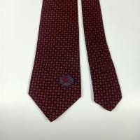 ราคา เนคไทมือสองBurberry Men's Silk Tie Brown Geometric Made in England (42464041337)