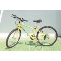 ราคา จักรยานเสือภูเขาญี่ปุ่น - ล้อ 26 นิ้ว - มีเกียร์ - Bridgestone Mudrock - สีเหลือง [จักรยานมือสอง] (18159680775)