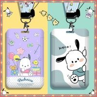 ราคา New Sanrio Pochacco Multi-Accessories Card Holder Long Lanyard Card Holder EasyCard Card Holder Anti-Lost Protective Case Card Holder Charm Access Control Card Bus MRT Card Holder ABS ID Holder Card H