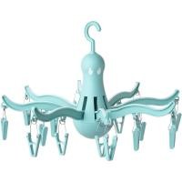 ราคา IKEA PRESSA ราวตากผ้าแบบแขวนพับได้ 16 หมุดเสื้อผ้า, Turquoise (40168756390)