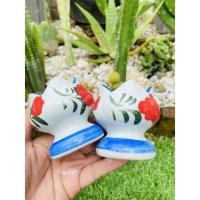 ราคา เชิงเทียนโบราณ เซตคู่เชิงเทียน เชิงเทียนเซรามิค เชิงเทียนทรงดอกบัว (21353474359)