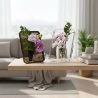 ราคา กรอบอะคริลิคสําหรับโชว์ดอกไม้สดและดอกไม้แห้ง, แจกันน้ําใส, ศิลปะตกแต่ง (28492831433)