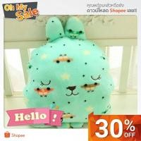 ราคา หมอนผ้าห่ม ผ้านาโน สีเขียวดาว craftholic (29632888)