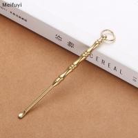 ราคา [เหม่ยฟู่ยี่] ใหม่สไตล์ไม้เนื้อแข็งไม้ไผ่พวงกุญแจจี้ทองเหลืองวินเทจโลหะ สิ่งของ แขวนหูหยิบช้อนพวงกุญแจจี้ (56852367111)