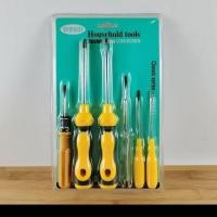 ราคา ปากกาทดสอบสกรูแบนขนาดใหญ่ขนาดเล็กสกรูขนาดเล็ก6ชิ้นครัวเรือนซ่อมคู่มือรวมกันชุดเครื่องมือ (56900904352)