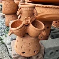 ราคา (ได้ 2 ชิ้น) ชุดน้ำริน สูง 20-21 ซม. พร้อมฐานตั้ง ตกแต่งสวน บ้าน ทำน้ำตก พร้อมส่ง (25583997539)