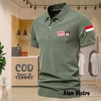 ราคา MERAH เสื้อยืดคอปก KPU POLO สีแดงและสีขาวพิมพ์ข้อความ PDF เสื้อยืดคอปกผู้ใหญ่ / Wangki เสื้อโปโลผู้ชาย / เสื้อยืดเครื่องแบบ (24261858292)