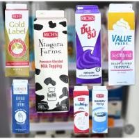ราคา Rich's (Non-Dairy) Niagara Farms Milk Topping/Gold Label/Sunwhip/Icehot Beverage/Value Pride/Bekery Topping/Eco Whip (49952538592)
