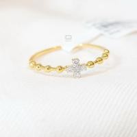 ราคา แหวนเพชรมินิมอล ดีไซน์เก๋ เพชรแท้ทองแท้18kAmantio Diamond (29736880990)