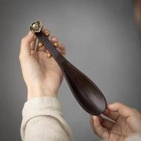 ราคา ช้อนชา Ebony Pipa ช้อนชาช้อนชาอุปกรณ์พิธีชงชาชุดน้ําชา Daquan Take ช้อนชา High-End ช้อนชาสั้น 3q (40569964706)