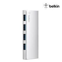 ราคา Belkin Aluminium USB 3.0 4-Port Hub with Power Supply (973322497)
